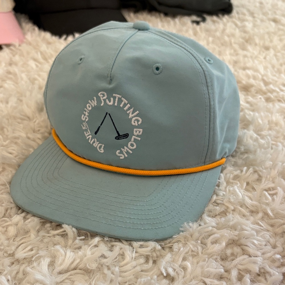 Stylish Blue Golf Cap golf putt putting